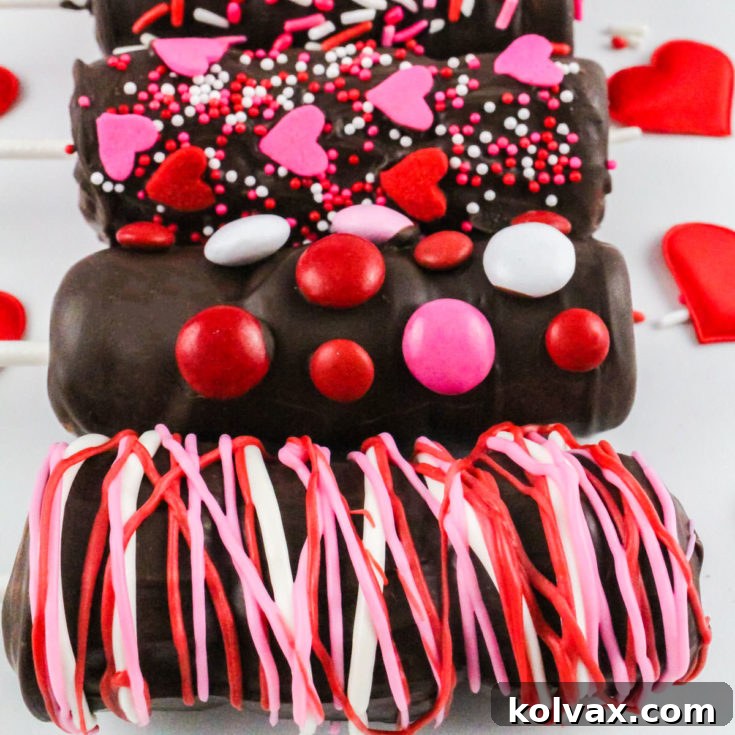 Valentine's Day Marshmallow Wands