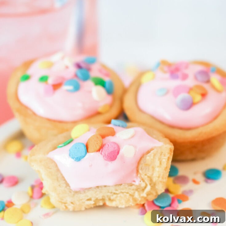 Pink Lemonade Cookie Cups